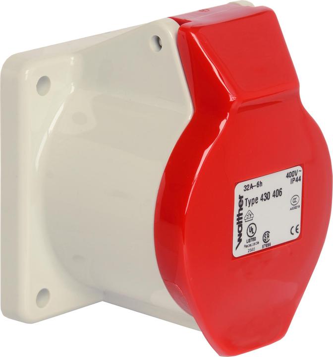 Actual product image Walther Werke WAL 430406 Junction box straight32A 4P 400V 6h IP44
