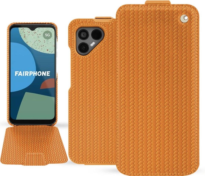 Actual product image Noreve Vertical leather shell (Fairphone 4)