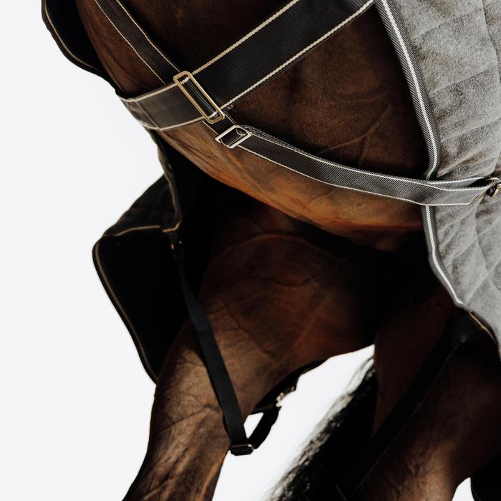 Actual product image Fouganza Fleecedecke Comfort warm Pferd/Pony grau (155 cm)