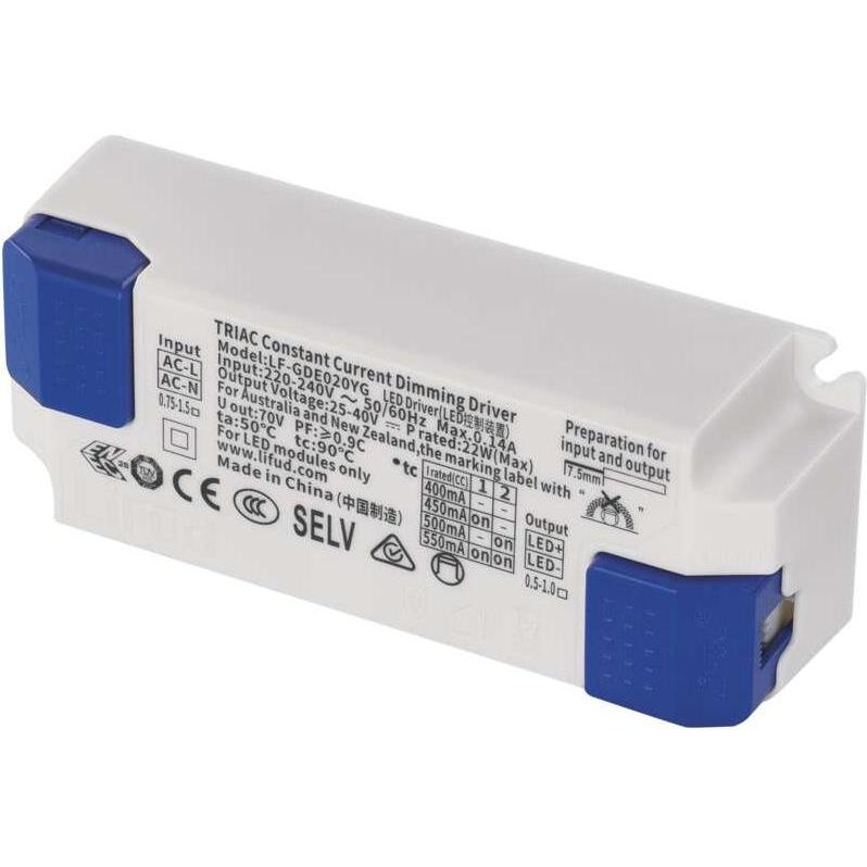 Emos, Zubehör Beleuchtung, Triac dimmbarer Treiber für LED-Leuchte 550mA 20W