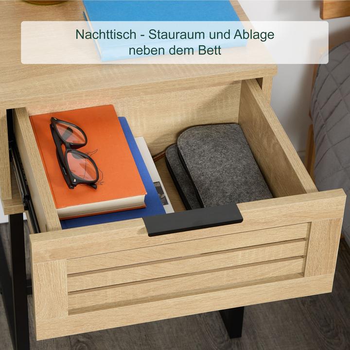Actual product image Relaxdays Bedside Table (40 x 41.50 x 55.50 cm)