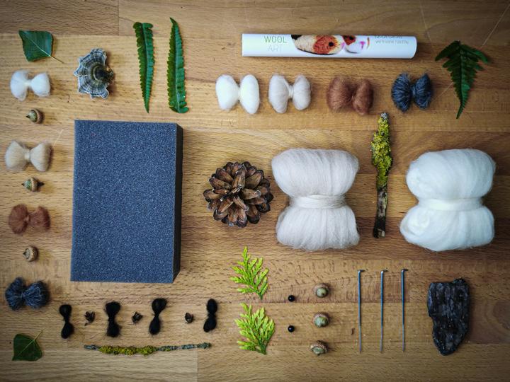 Produktbild Agna Wool Meerschweinchen - Bastelset Filz