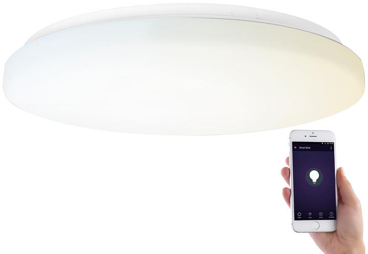 Produktbild Luminea WLAN-LED-Deckenleuchte für Amazon Alexa & Google Assistant