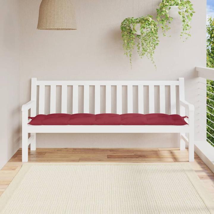 Actual product image vidaXL Garden bench cushion O x ford fabric (180 x 50 x 7 cm)