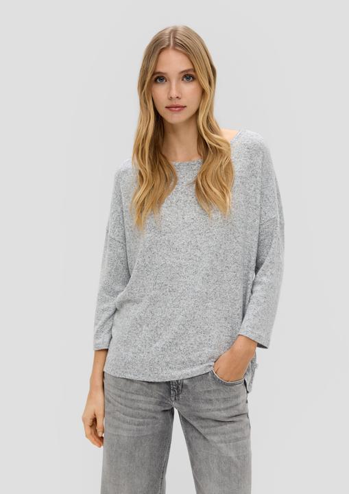 Produktbild S.Oliver T-Shirt Weiches Shirt aus Viskosemix in Melange-Optik (XXL)