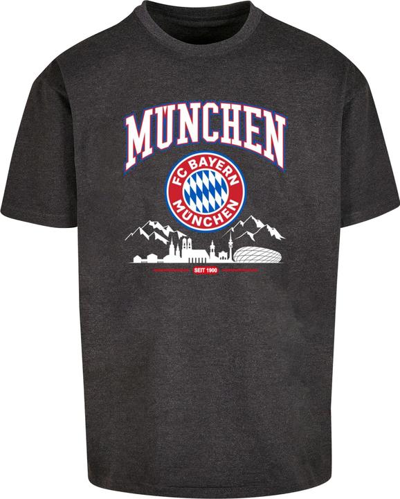 Image du produit FC Bayern München Tee shirt FC Bayern Skyline for grey Heavy Oversize - 115313 (L)