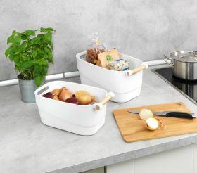 Actual product image Wenko Organiser with wooden handle (14.50 cm)