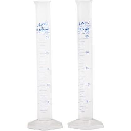 Rs Pro, Laborbedarf, PMP Messzylinder mit Skala, 25ml, L. 170mm