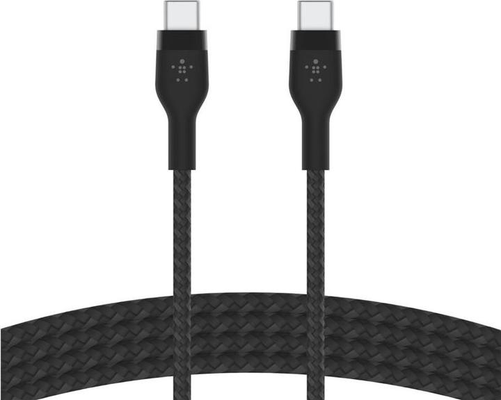 Immagine prodotto Belkin Doppio cavo da USB-C a USB-C in silicone intrecciato da 1 m (1 m, USB 2.0)
