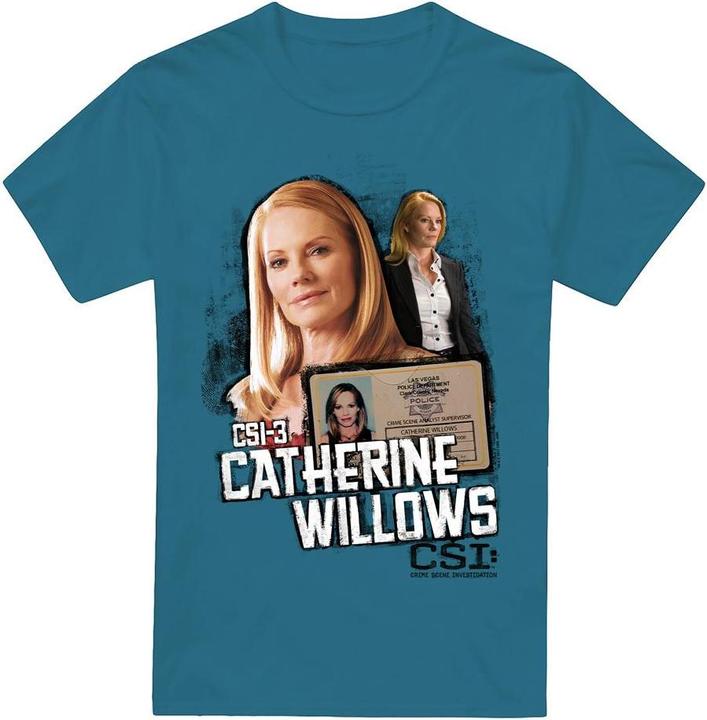Actual product image Csi: NY Mens Catherine Willows T-Shirt (XXL)