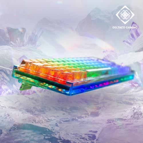 Actual product image Deltaco Gaming Gaming keyboard GAM-160-T-CH White, keyboard layout (CH, Cable)