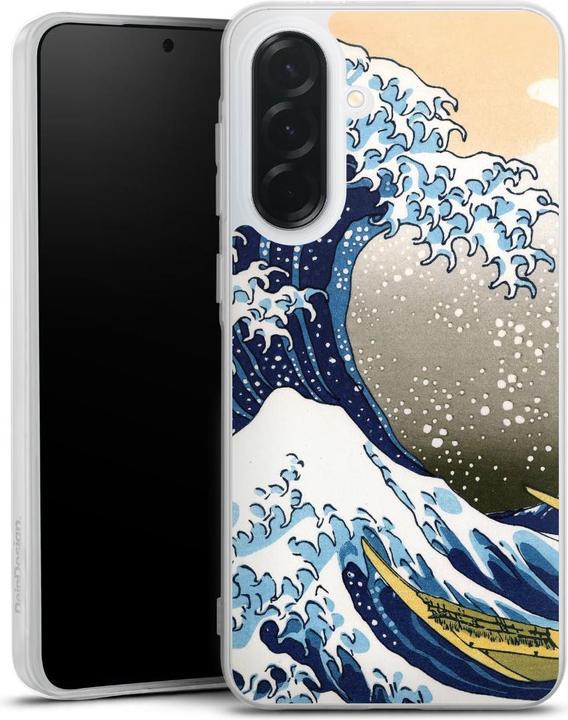 Produktbild DeinDesign Silikon Hülle für Samsung Galaxy A36 5G Handyhülle Case Smartphone Schutzhülle Die grosse Welle vor (Samsung Galaxy A36)
