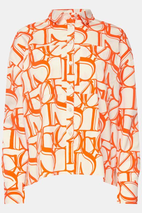 Immagine prodotto Laurasøn Hemdbluse, oversized, XL-Writing-Print, Langarm, OEKO-TEX (L)
