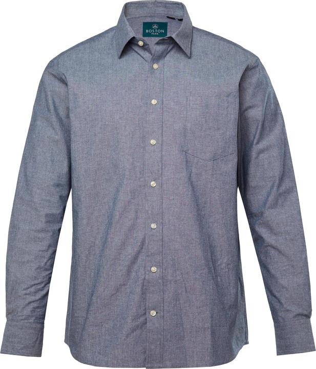 Produktbild Boston Park Hemd, Langarm, Chambray, Kentkragen, Comfort Fit (5XL)