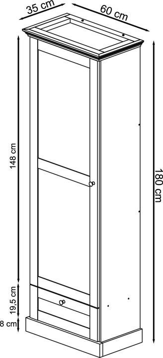 Image du produit Loft 24 Binz (60 x 35 x 180 cm)