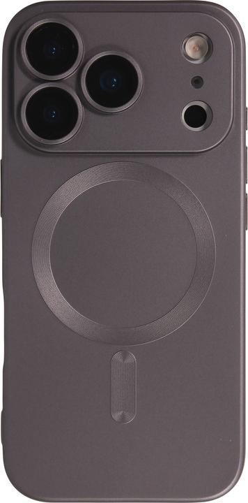 Produktbild PhoneLook Hülle Gummi weich mit Kameraschutzglas MagSafe Dunkelgrau (Apple iPhone 17 Pro Max)