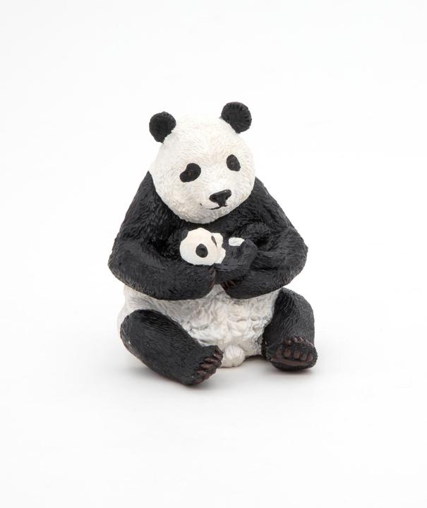 Image du produit Papo Panda assis avec son petit