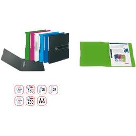 Thumbnail - Herlitz, Ordner, Ringbuch easy orga to go, A4, 2-Ring, beere opak D-Combi-Mechanik, Rückenbreite: 38 mm, Füllhöhe: 25 (A...