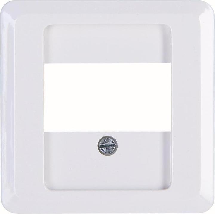 Actual product image Kopp HK02 - TAE cover, 1-3 connections (or 2-fold USB socket), colour: arctic white