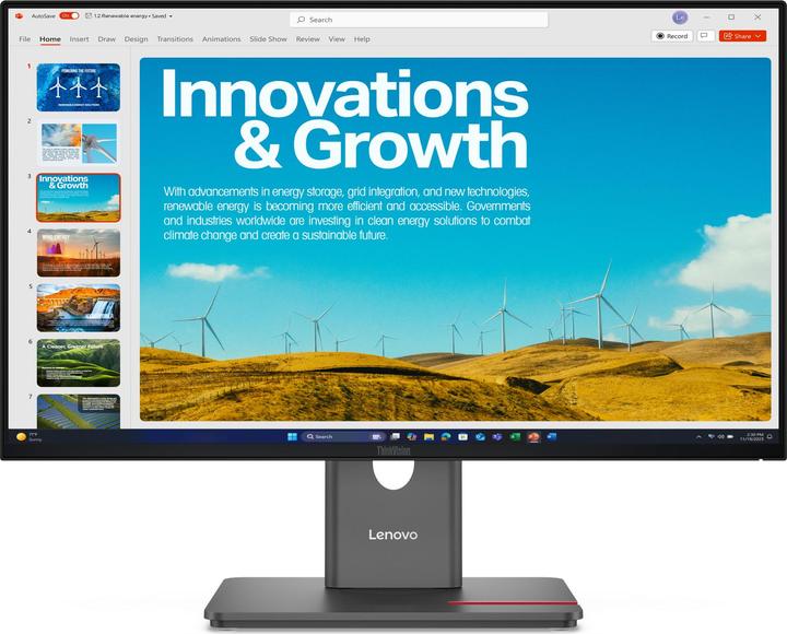 Lenovo ThinkVision P24QD-40 (2560 x 1440 Pixel, 23.80")