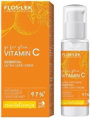 Produktbild Floslek Laboratorium Go For Glow Vitamin C Ultra Light Cream For Day And Night 30 Ml (30 ml, Tagescreme)