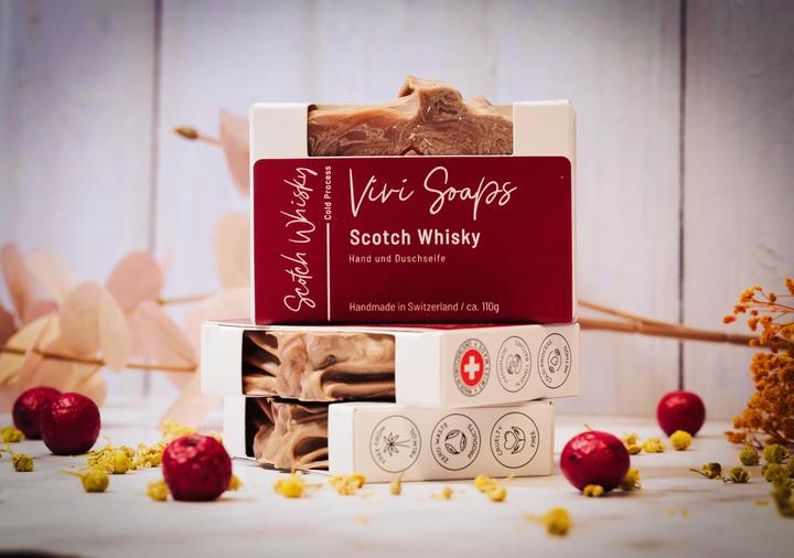 Actual product image Vivi Soaps Scotch Whisky Soap (Hard soap)