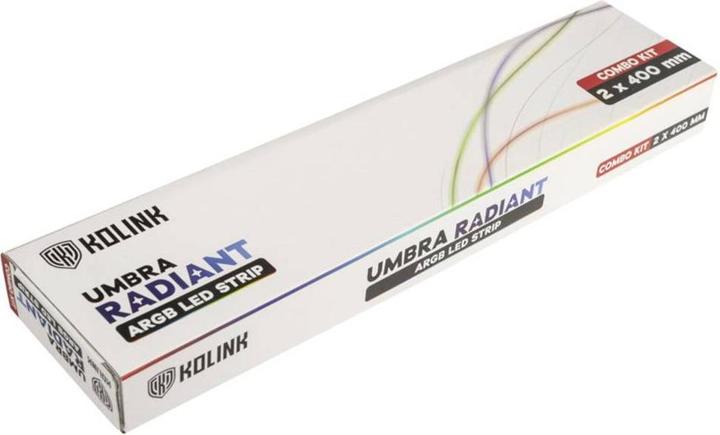 Produktbild Kolink Umbra Radiant ARGB LED Strip Combo Kit - 2 x 400mm (RGB)