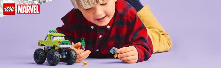 Actual product image LEGO Hulk truck vs. Thanos (76312, LEGO Super Mario)