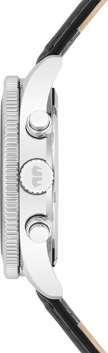 Produktbild Herren Chronograph Karthago II Echtleder Schwarz - 31944 (Chronograph, 43 mm)