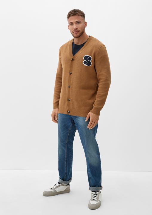 Produktbild s.Oliver Strickjacke Strick-Cardigan mit Knopfleiste (5XL)