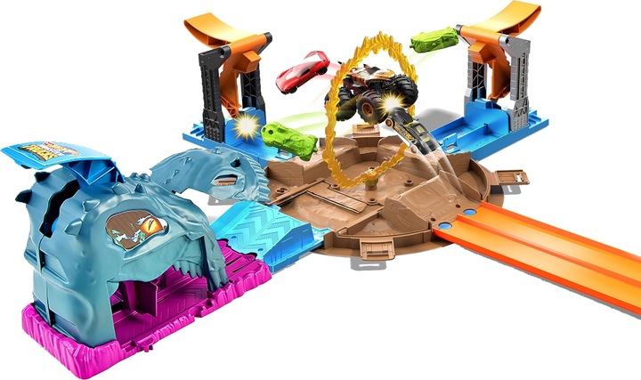 Actual product image Hot Wheels Monster Trucks Stunt Tire Play Set
