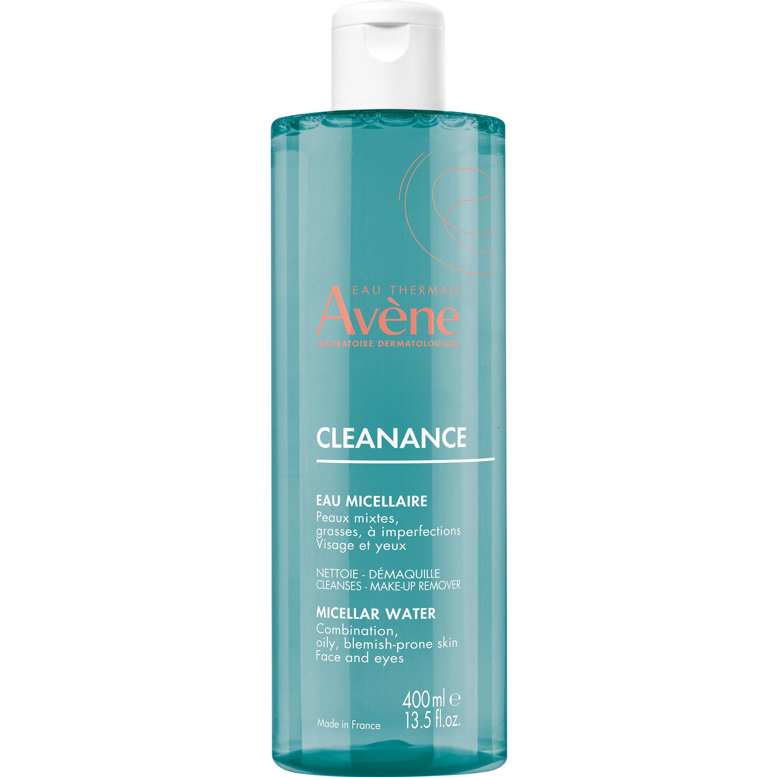 Avène, Pulizia viso, Acqua micellare Cleanance (Acqua micellare, 400 ml)
