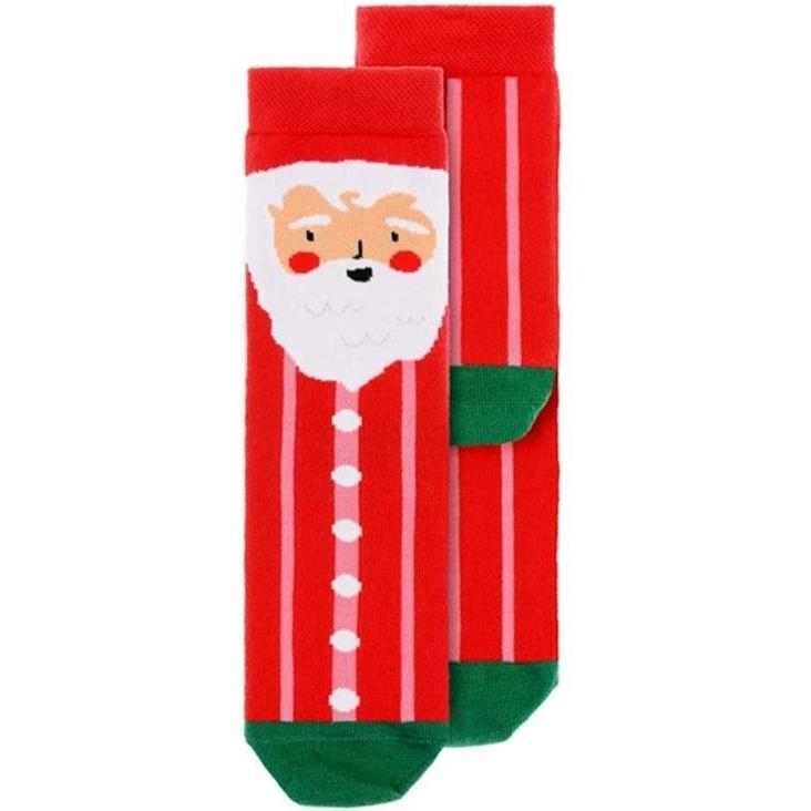 Partydeco, Herren, Socken, Socks Santa, mix, 27-30 (1 pkt / 1 pc.), Mehrfarbig, (Einzelpack, 27 - 30)