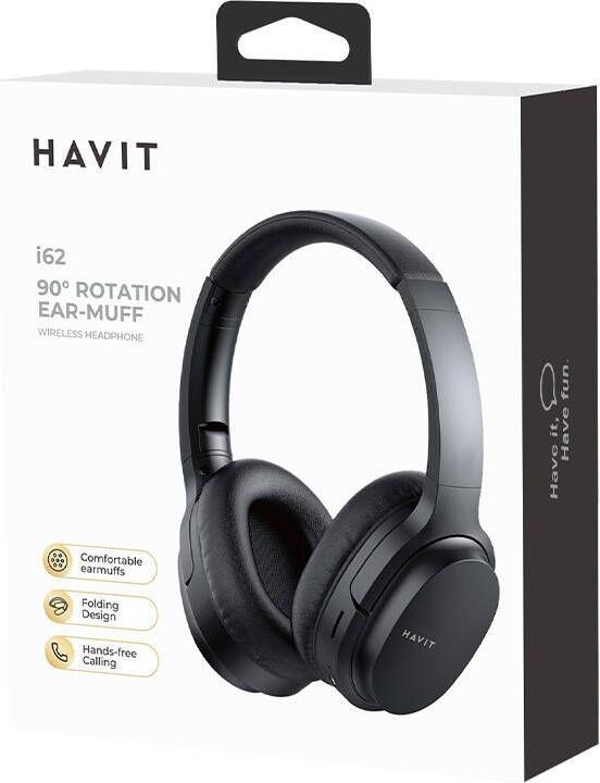 Actual product image Havit I62 Bluetooth Headphone (Black) (8 h, Wireless)