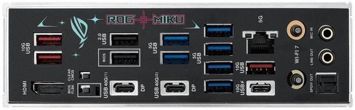 Productafbeelding ASUS ROG STRIX X870E-H GAMING MIKU WIFI7 (ATX, X870E, AM5, DDR5) - Hatsune Miku Edition (AM5, AMD X870E, ATX)