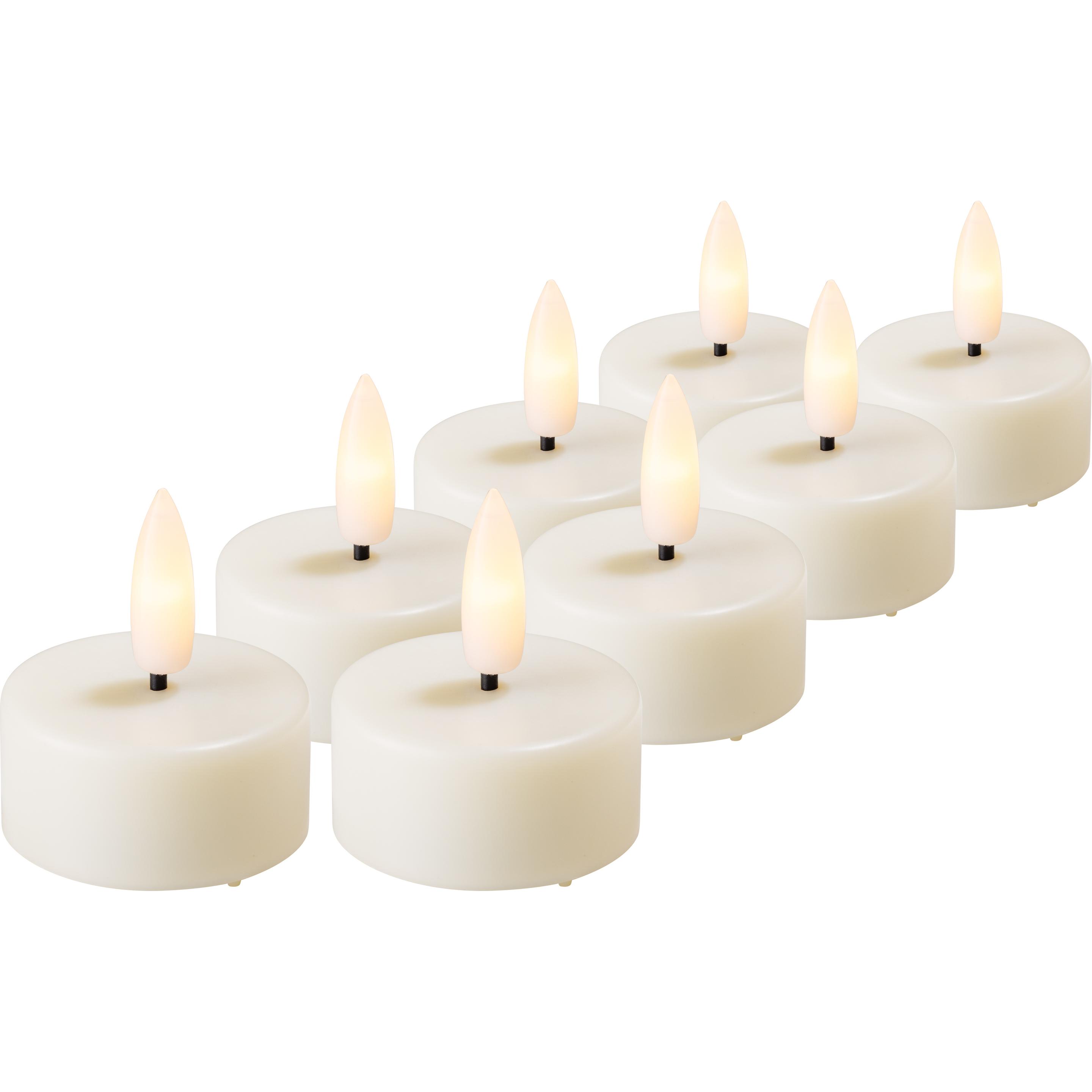 Enne Interior, Candela a LED, Twinkle LED Tea Light Candle Set (8 x)