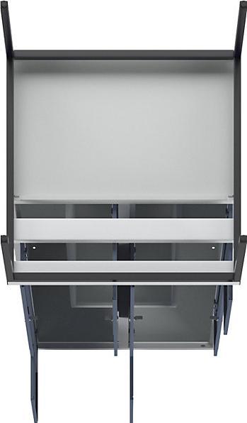 Produktbild Z-Garderobenschrank mit Sitzbank (80 cm, 214 cm)
