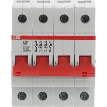 Thumbnail - ABB, Schutzschalter, E204/125R E204/125R Trennschalter
