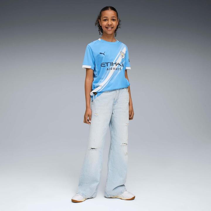 Actual product image Puma MCFC Home Jersey Replica Jr (116)