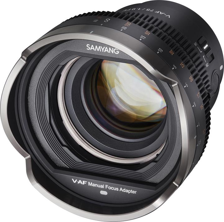Actual product image Samyang MF adapter for V-AF series