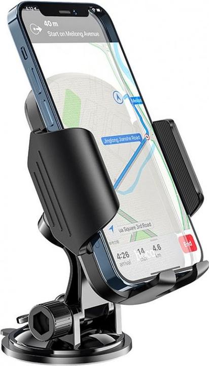 Actual product image Hoco - Car Holder Just Fast (CA82) - for Windshield and Dashboard - Black