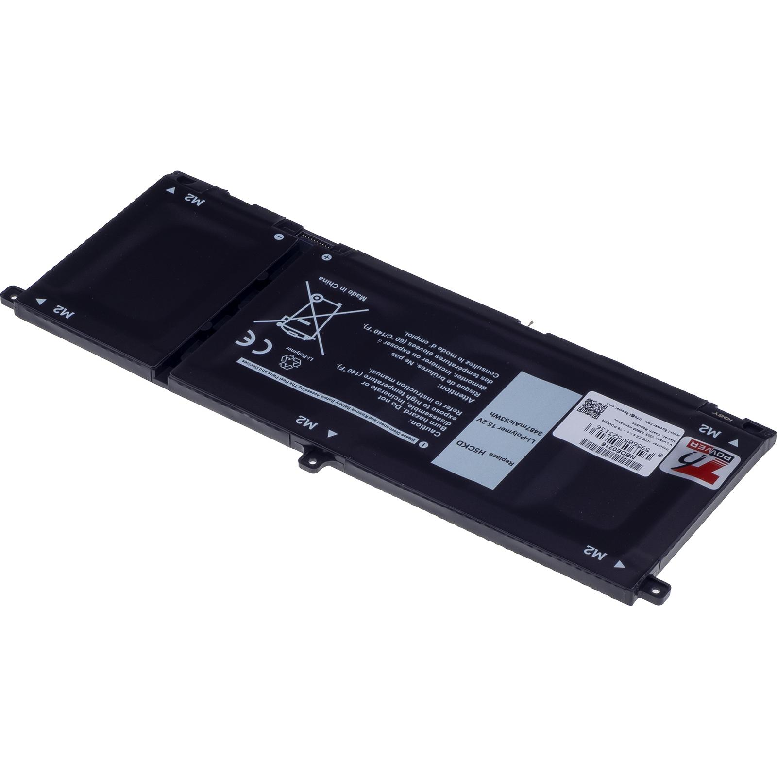 Dell Baterie T6 Power Latitude 3410, 3510, Inspiron 5501, Vostro 5401,,, 4cell, Li-pol (4 Zellen), N