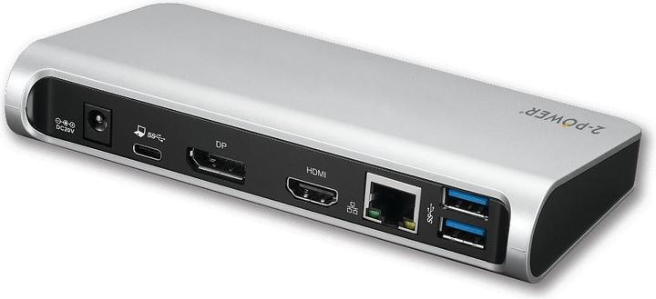 Produktbild 2-Power USB Type-C Docking Station + PD & MST includes power cable. For UK,EU,AU. (USB-C)