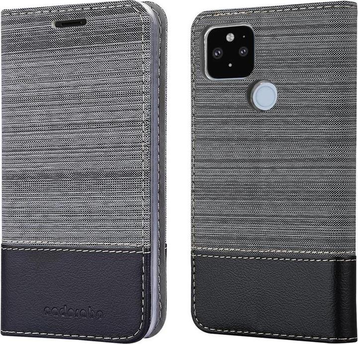 Produktbild Cadorabo Book Jeans Optik Cover (Google Pixel 5 XL)