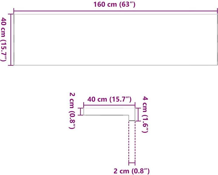 Actual product image vidaXL Fensterbank