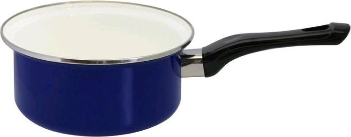 Actual product image ELO saucepan royal blue enamelled 16cm (Saucepan, 16 x 8 cm)