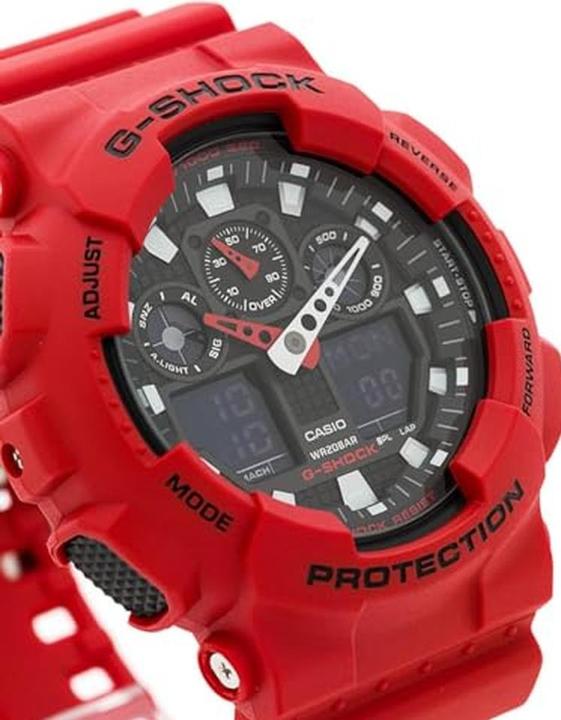 Produktbild Casio Ga-100b-4aer (Digitaluhr, Analoguhr, Chronograph, 51 mm)