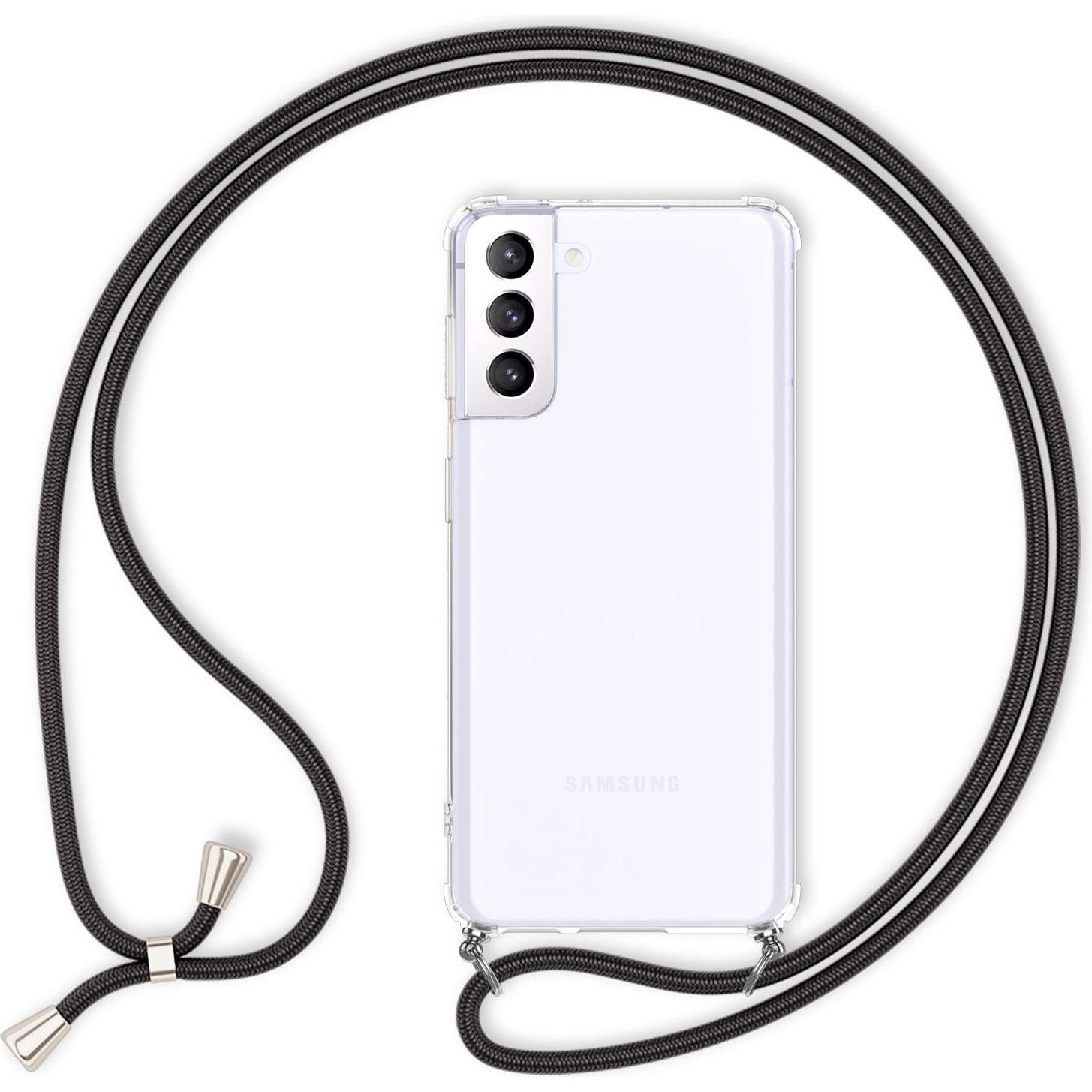 Nalia Handyhülle mit Kette, Handykette, Schwarz