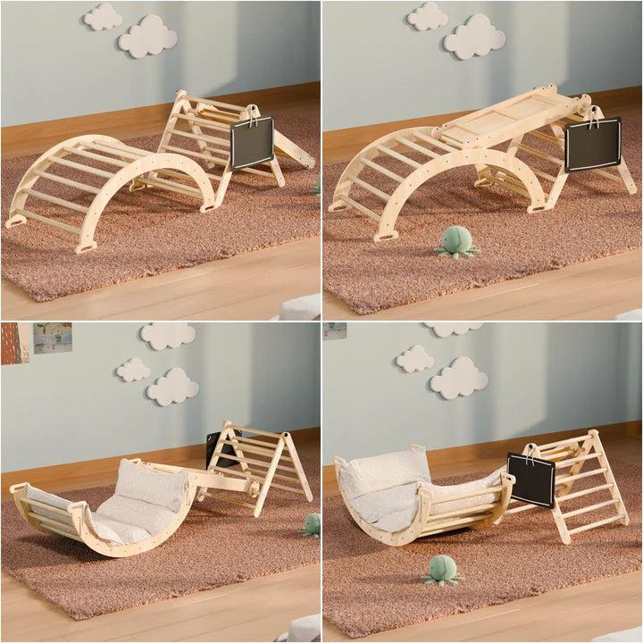 Produktbild Juskys Kletterdreieck Movario Indoor-Klettergerüst