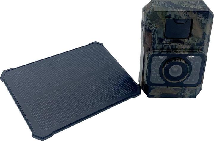 Produktbild Berger & Schröter Mini 48 MP Wildkamera 48 Megapixel inkl. Solarladegerät mit Li